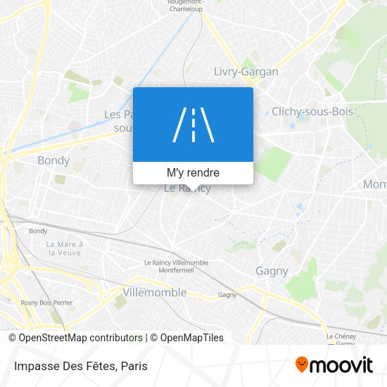 Impasse Des Fêtes plan