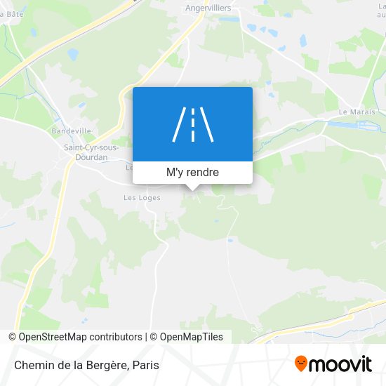 Chemin de la Bergère plan