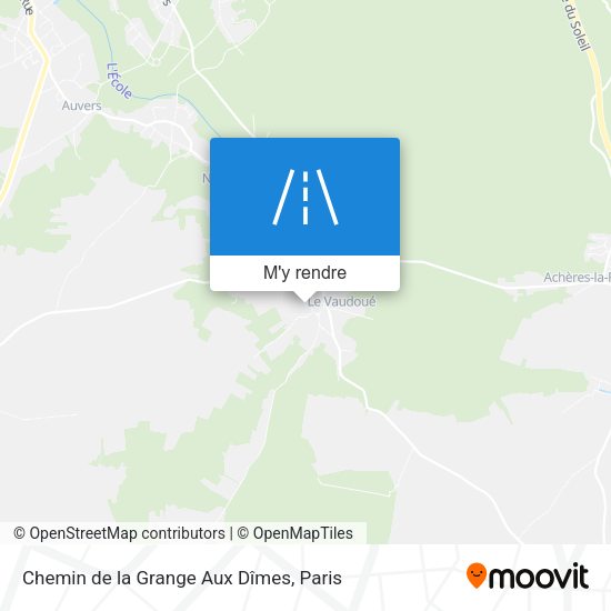 Chemin de la Grange Aux Dîmes plan
