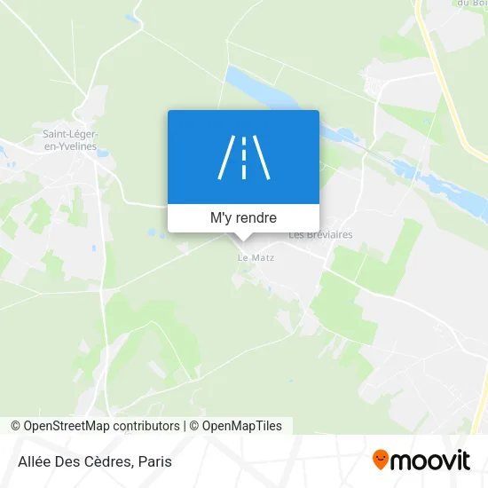 Allée Des Cèdres plan
