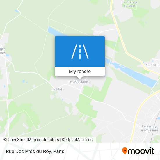 Rue Des Prés du Roy plan