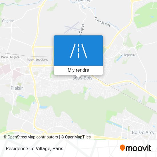 Résidence Le Village plan