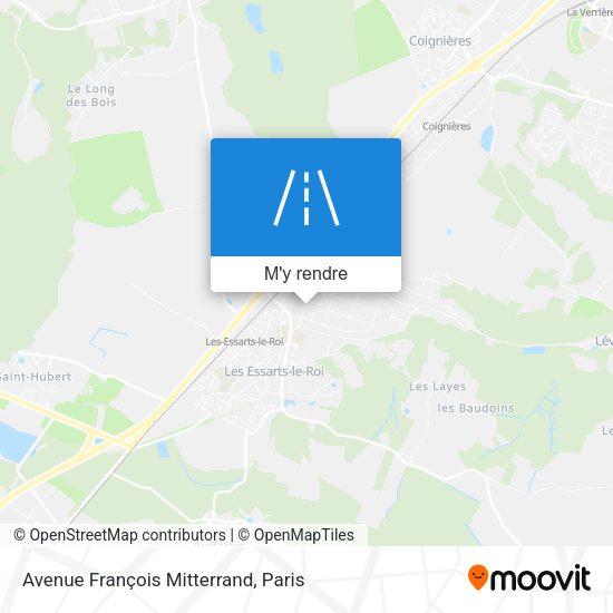 Avenue François Mitterrand plan