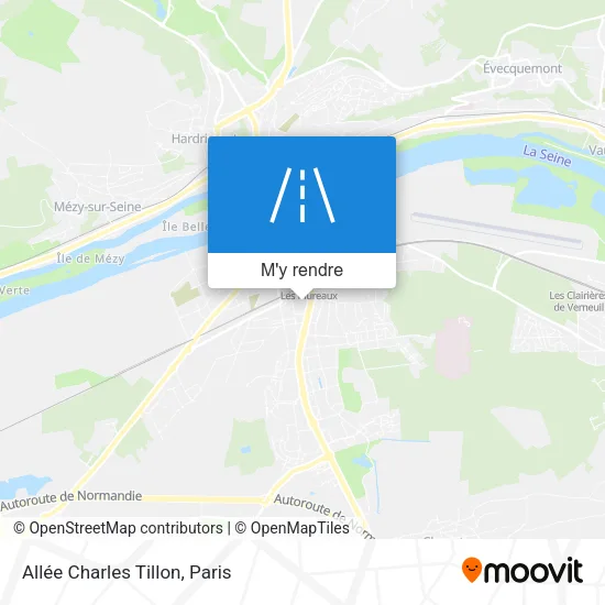 Allée Charles Tillon plan