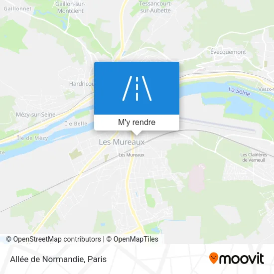 Allée de Normandie plan