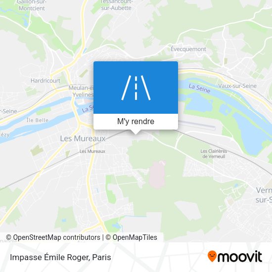 Impasse Émile Roger plan