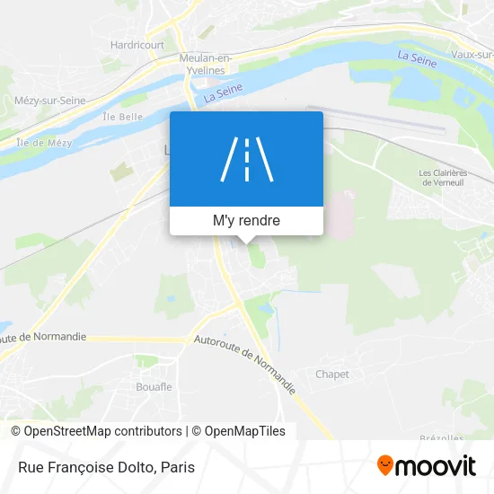 Rue Françoise Dolto plan
