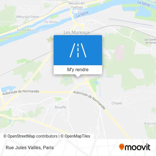 Rue Jules Vallès plan