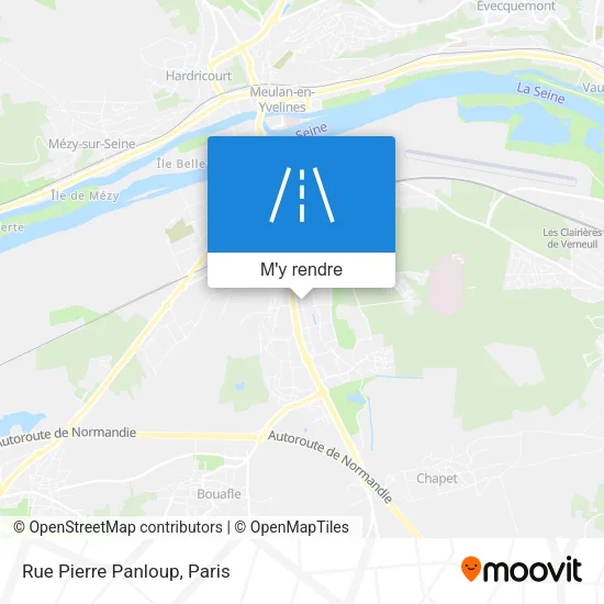 Rue Pierre Panloup plan