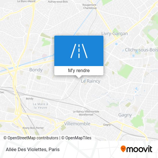 Allée Des Violettes plan