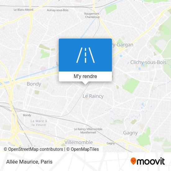 Allée Maurice plan
