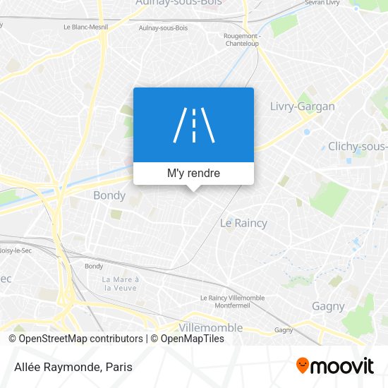 Allée Raymonde plan