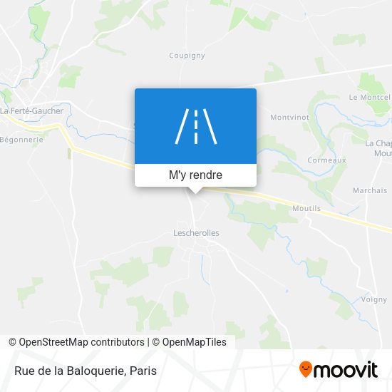 Rue de la Baloquerie plan