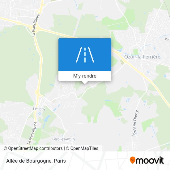 Allée de Bourgogne plan