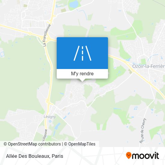 Allée Des Bouleaux plan