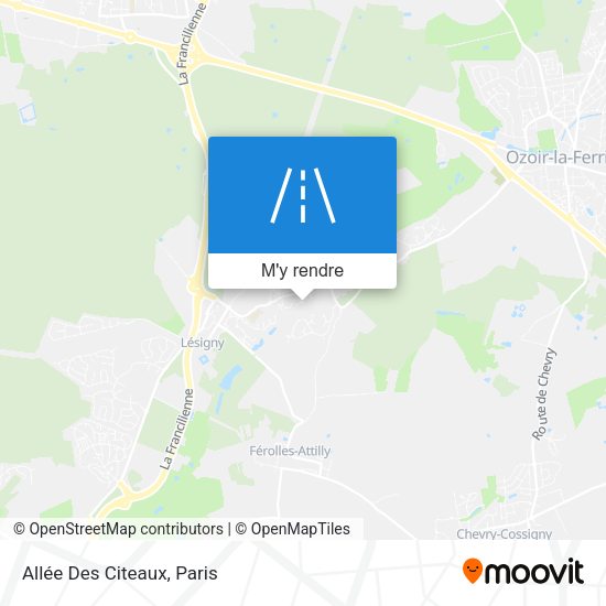 Allée Des Citeaux plan