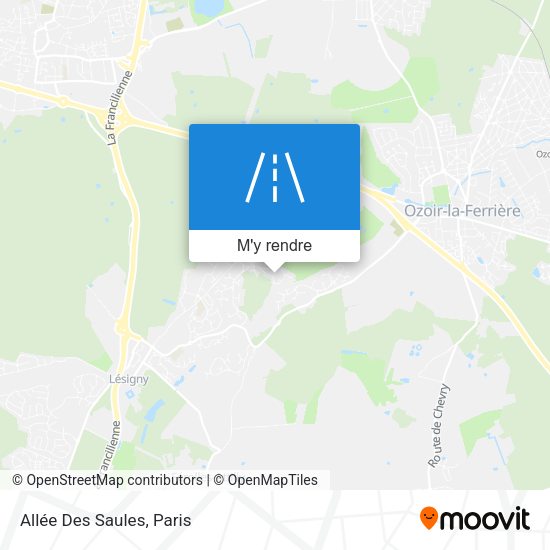 Allée Des Saules plan