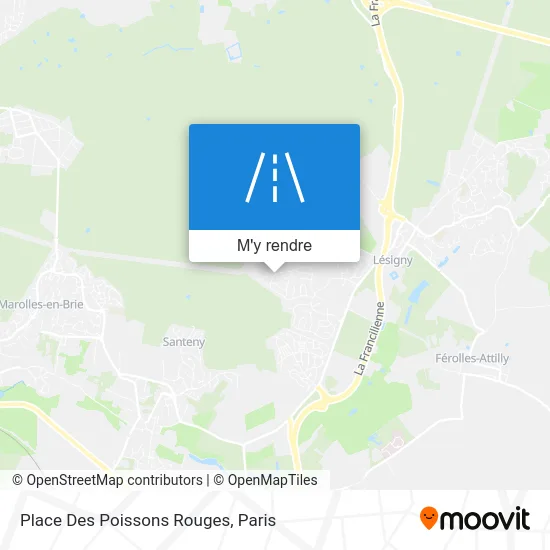 Place Des Poissons Rouges plan