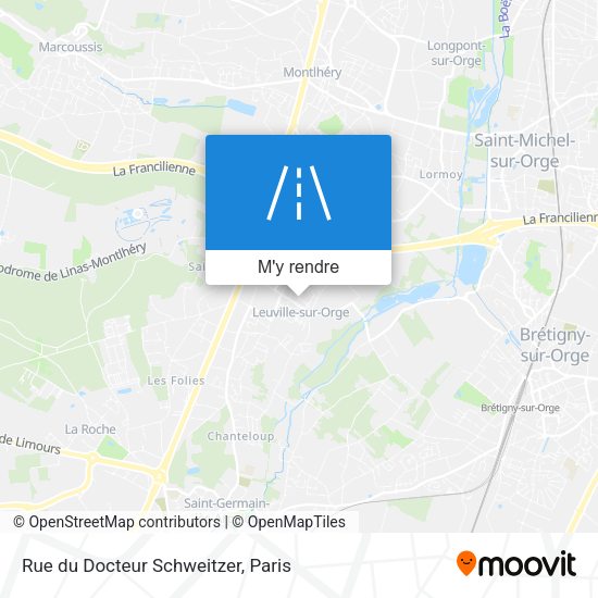 Rue du Docteur Schweitzer plan