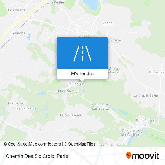 Chemin Des Six Croix plan