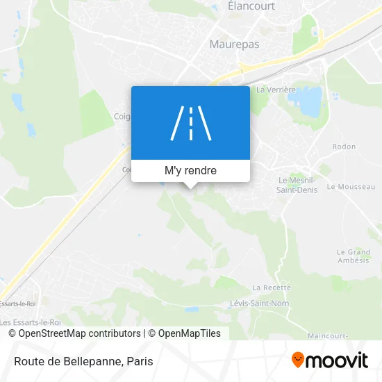 Route de Bellepanne plan