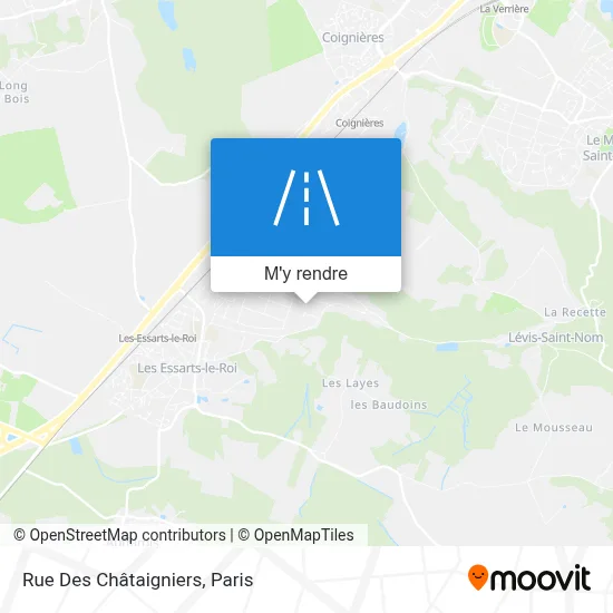 Rue Des Châtaigniers plan