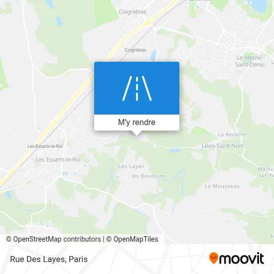 Rue Des Layes plan