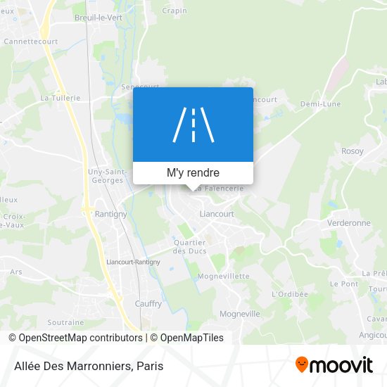 Allée Des Marronniers plan
