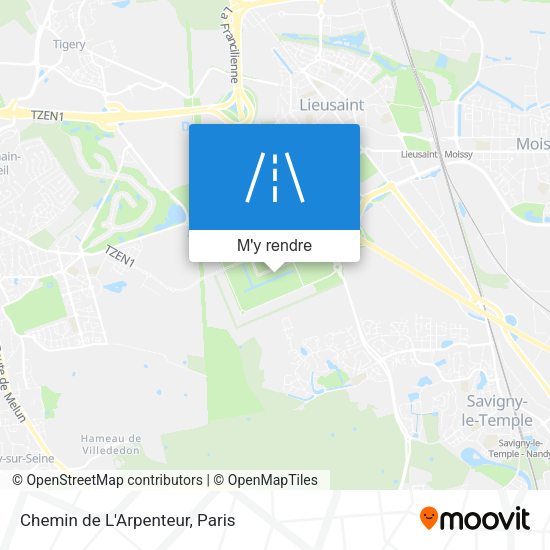 Chemin de L'Arpenteur plan