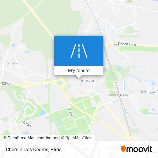 Chemin Des Cèdres plan