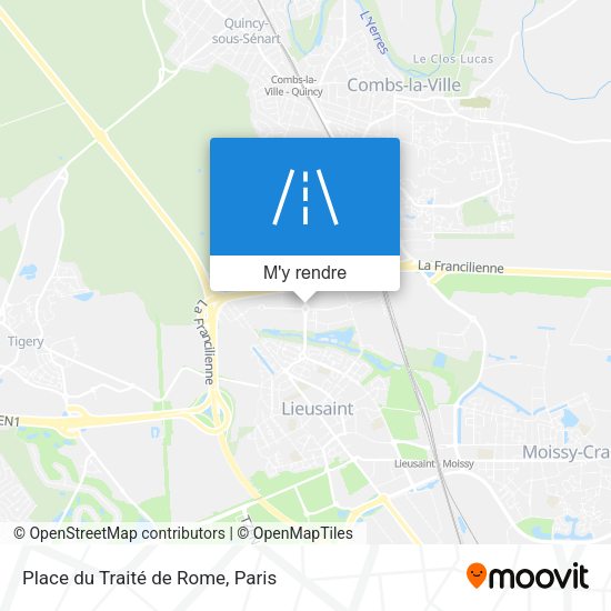 Place du Traité de Rome plan