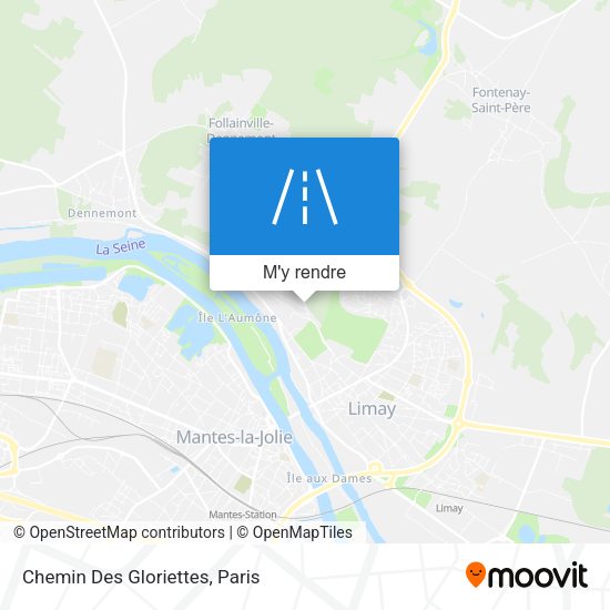 Chemin Des Gloriettes plan