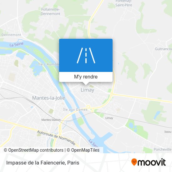 Impasse de la Faïencerie plan