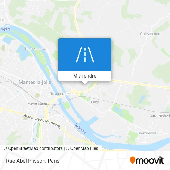 Rue Abel Plisson plan