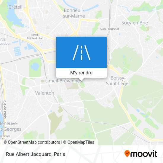 Rue Albert Jacquard plan