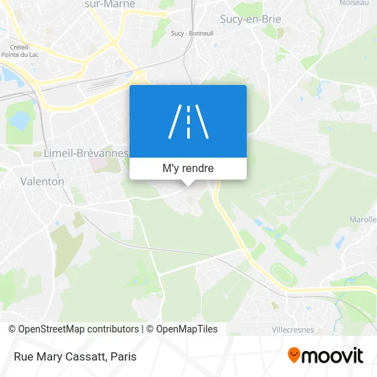 Rue Mary Cassatt plan