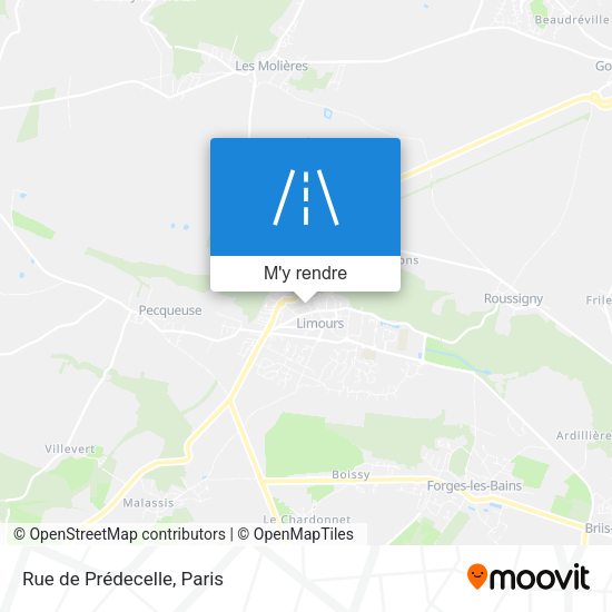 Rue de Prédecelle plan