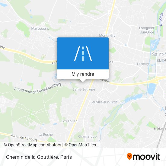 Chemin de la Gouttière plan