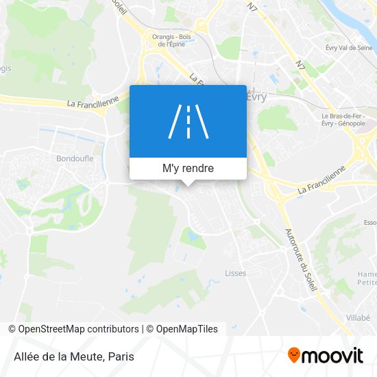 Allée de la Meute plan