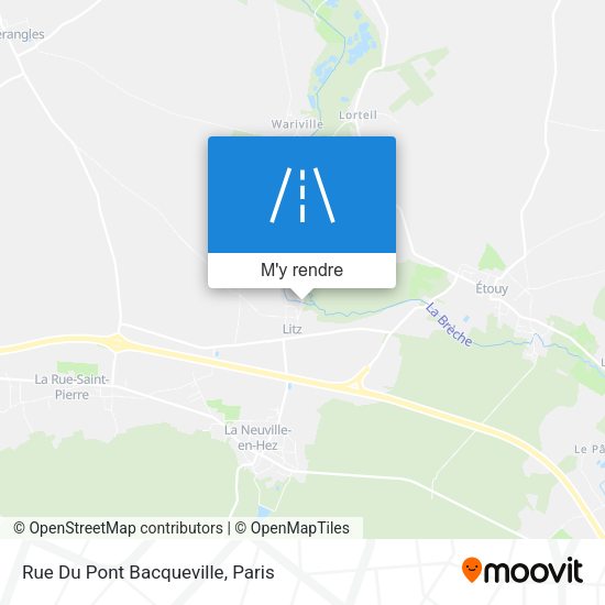 Rue Du Pont Bacqueville plan