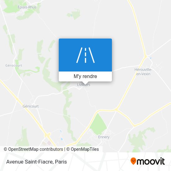 Avenue Saint-Fiacre plan