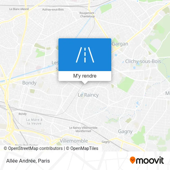 Allée Andrée plan