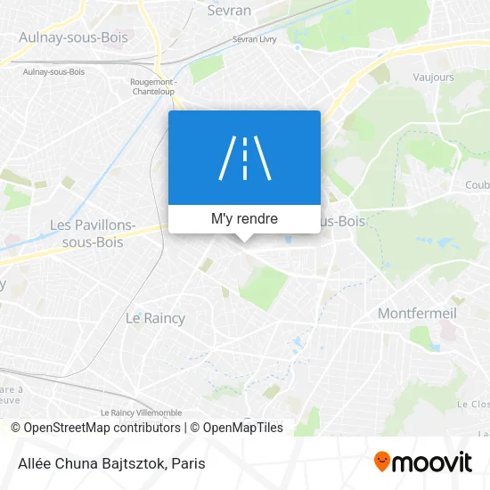 Allée Chuna Bajtsztok plan