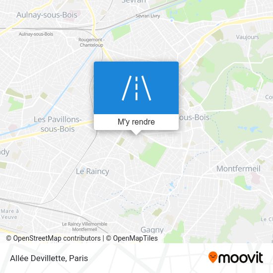 Allée Devillette plan