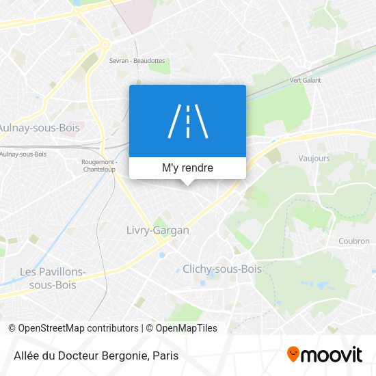 Allée du Docteur Bergonie plan