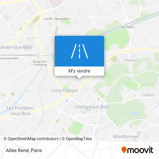 Allée René plan