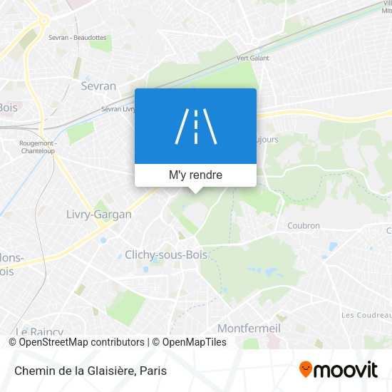 Chemin de la Glaisière plan