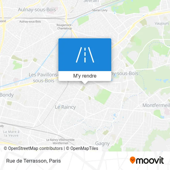 Rue de Terrasson plan