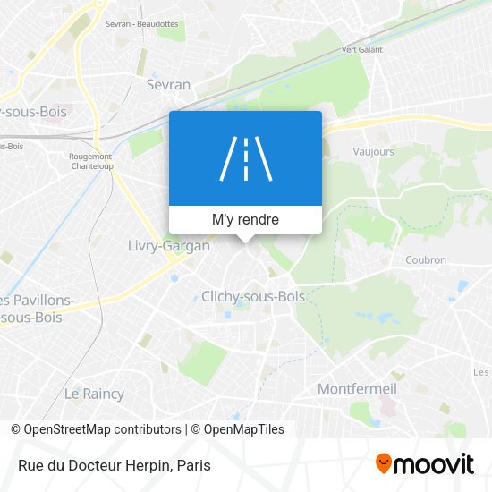 Rue du Docteur Herpin plan