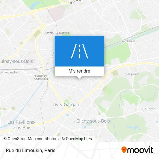 Rue du Limousin plan